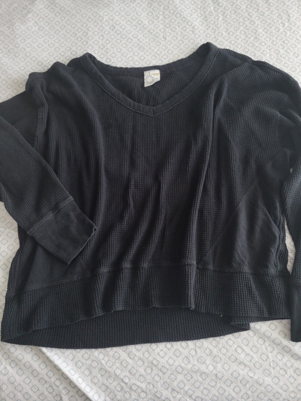 Aerie black full sleeve top/pullover/Shirt